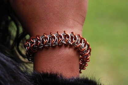 The Caterpillar, Iron and Copper Bracelet - Image 3