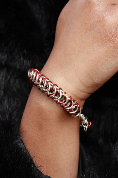 The Caterpillar, Iron and Copper Bracelet - Image 6