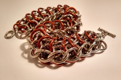 Half Persian Dragonscale Copper Bracelet - Image 3