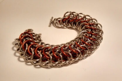 Half Persian Dragonscale Copper Bracelet - Image 5