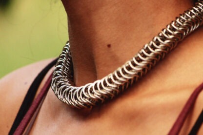 Thick Boxchain Necklace, The Great Snake - Image 5