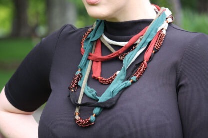 The Cluster, Tshirt Yarn Necklace - Image 2