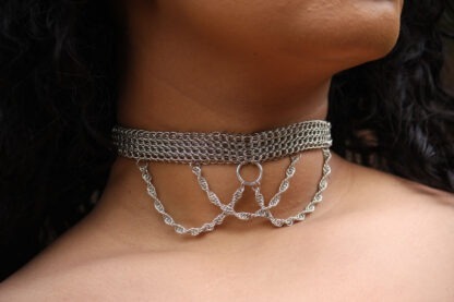 Ethiopian style choker with chains - Image 4