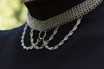 Ethiopian style choker with chains - Image 5